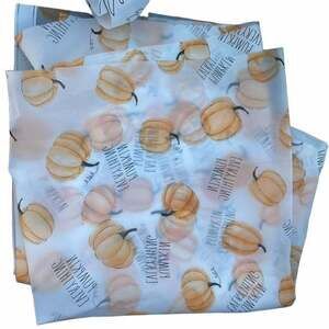 Rae Dunn Pumpkin Everything shower curtain